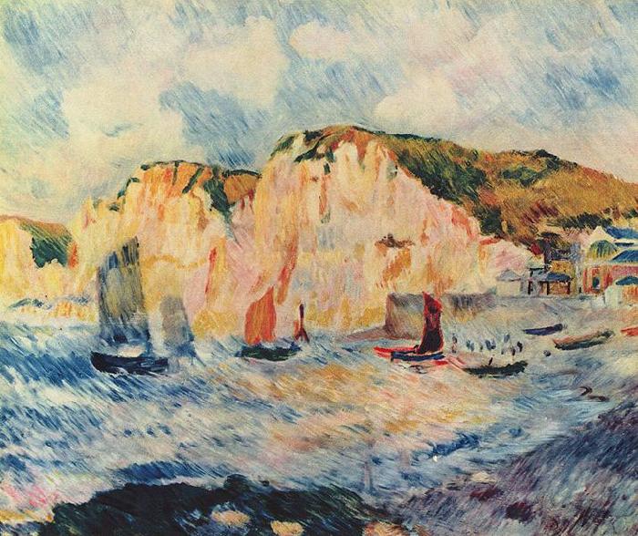 Pierre-Auguste Renoir Meer und Klippen oil painting image